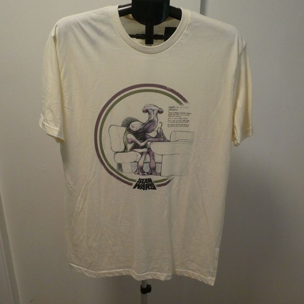 Star Wars Concept Art Alien Creature T-Shirt Ralph McQuarrie Style Licensed L
